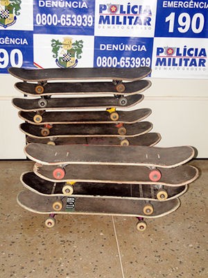 Grupo diz que prefeitura tinha prometido contruir nova pista de skate. (Foto: 4ºBPM)