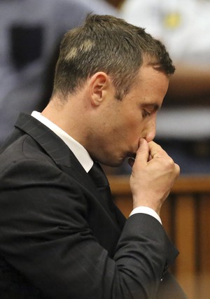 Oscar Pistorius, julgamento - AP (Foto: AP)