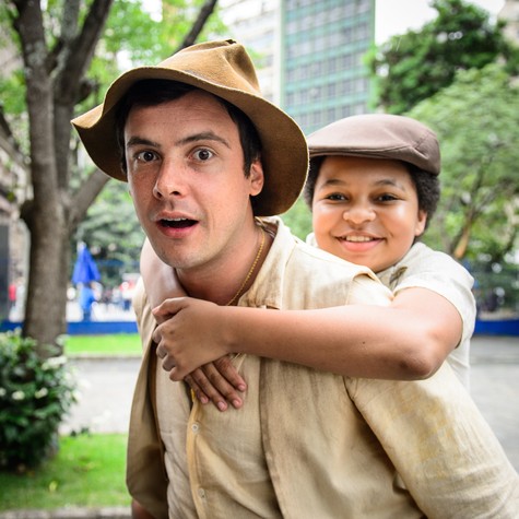 Sergio Guizé e JP Rufino (Foto: Ramón Vasconcellos/ TV Globo)