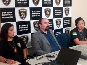 Delegadas da Deicor concederam entrevista sobre a operação Kidnap, no RN (Foto: Divulgação/Polícia Civil)