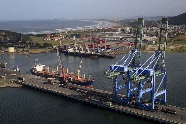 Investimentos nos portos catarinenses, como o de Imbituba, impulsionam crescimento das exportações (Foto: Julio Cavalheiro / Secom)