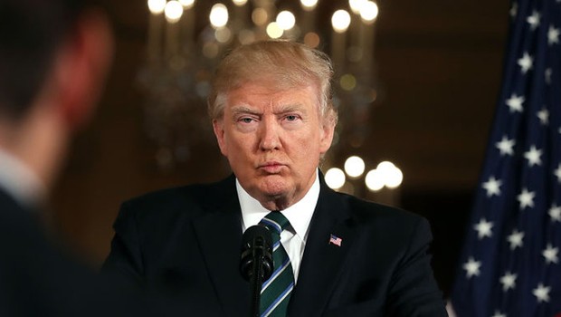 O presidente norte-americano Donald Trump (Foto: Justin Sullivan/Getty Images)