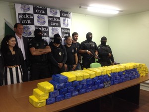 Polícia Civil faz a maior apreensão de droga no Amapá (Foto: John Pacheco/G1)