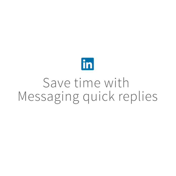 Respostas rápidas? LinkedIn segue Messenger e muda forma de conversar (Foto: Divulgação/LinkedIn) Respostas rápidas? LinkedIn segue Messenger e muda forma de conversar (Foto: Divulgação/LinkedIn)