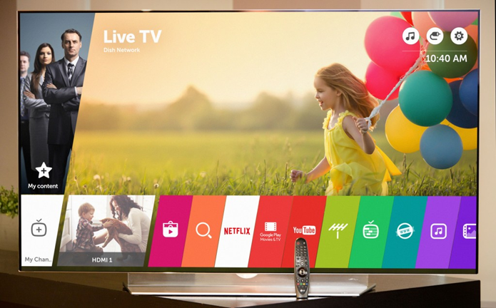 WebOS da LG está disponível em TVs de 32 a 105 (Foto: Divulgação/LG)