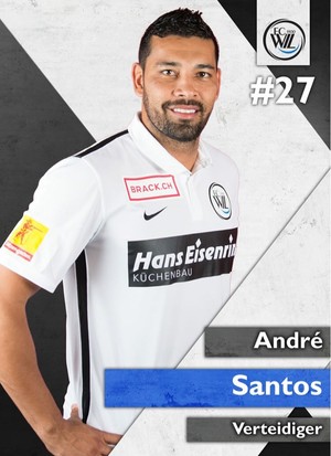 André Santos FC Wil Suíça (Foto: Arquivo Pessoal)