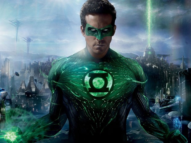 Ryan Reynolds em 'Lanterna verde' (Foto: Divulgação)