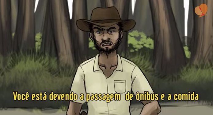 O jogo lida com situações baseadas em casos reais do trabalho escravo no Brasil (Foto: Divulgação)