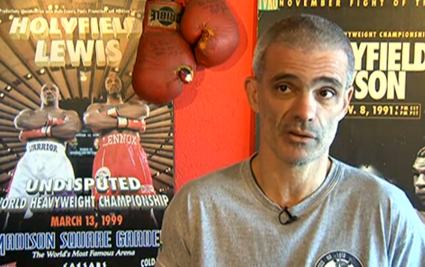 Raff Giglio abriu as portas para Jorge Oliveira aprender boxe (Foto: Reprodução / SporTV)