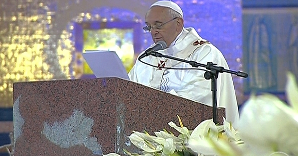 Jornal Hoje - Papa fala sobre a importância de Maria para a Igreja em ...
