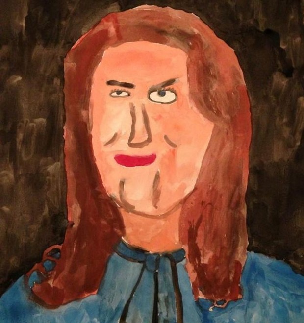 Retrato de Kate Middleton vira piada (Foto: Reprodução) Retrato de Kate Middleton vira piada (Foto: Reprodução)