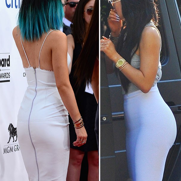 Kylie Jenner vai ao cabeleireiro e aparece com unhas e bumbum enormes