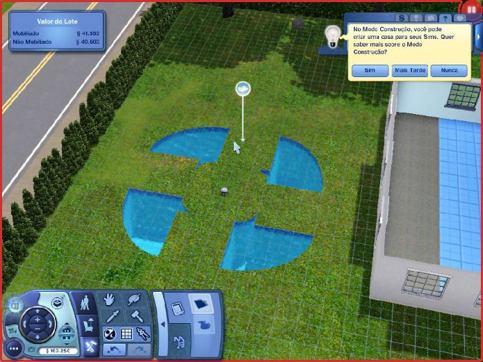 The Sims 3 No Futuro: Inovações no formato da piscina