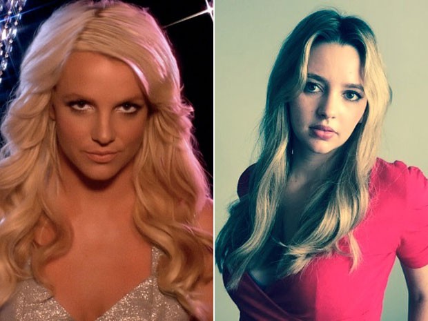A cantora Britney Speares (à esquerda) e a atriz australiana Natasha Bassett (Foto: Divulgação)
