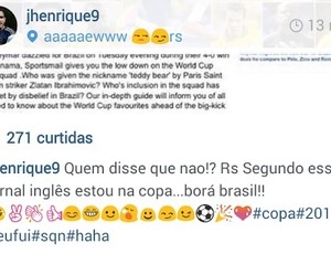 Jornal inglês 'convoca' atacante do Palmeiras para a seleção brasileira