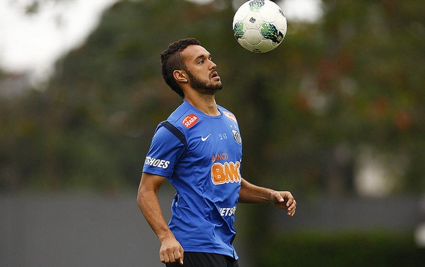 Anderson Carvalho no treino do Santos (Foto: divulgação / Santos FC)