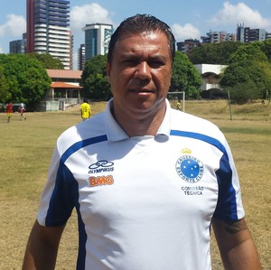 Amarildo Borges, observador técnico do Cruzeiro (Foto: Abdias Bideh/GloboEsporte.com)