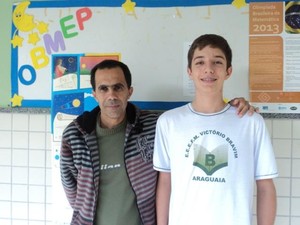 Victor Barbosa, de 13 anos. (Foto: Divulgação/ Sedu-ES)