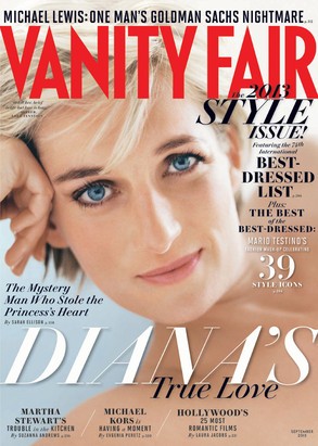 Princesa Diana na capa da Vanity Fair (Foto: Divulgação / Revista Vanity Fair)