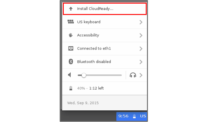 Instale o sistema no seu HD dentro do próprio Chrome OS (Foto: Reprodução/Paulo Alves)