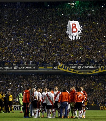 drone, Boca Juniors x River Plate (Foto: Reuters)