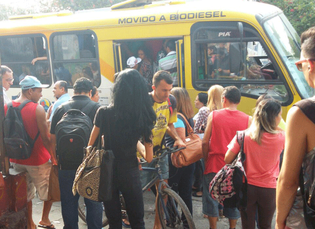 Paralisação de motoristas de ônibus afeta milhares de passageiros em Guarulhos (Foto: Aline Evelin/Arquivo Pessoal)