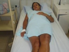 Mulher passou por cirurgia e bebê não foi encontrado na barriga dela (Foto: Alexandro Alves/Arquivo pessoal)