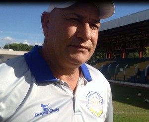 Carlos Magno - técnico do Interporto (Foto: Vilma Nascimento/GloboEsporte.com)