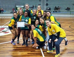 Equipe feminina de handebol do Santos (Foto: Divulgação)