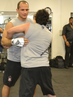Cigano, treino do Corinthians (Foto: Amanda Kestelman / Globoesporte.com)