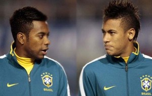 robinho parabeniza Neymar pelo seu aniversário (Foto: Reprodução )