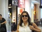 Grávida, Nívea Stelmann embarca em aeroporto no Rio