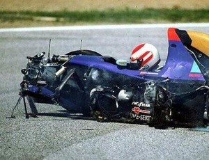 O austríaco Roland Ratzenberger também morreu em acidente no GP de San Marino de 1994 (Foto: Reprodução / Twitter)