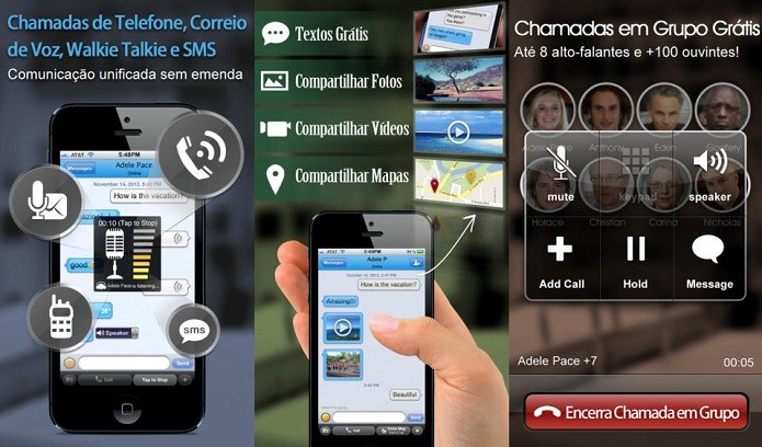 Tenha diferentes funcionalidades de comunicação com o Dingtone (Foto: Divulgação/AppStore)