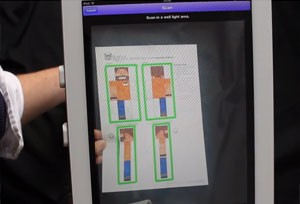 Aplicativo permite escanear criações de 'skins' para 'Minecraft' (Foto: Divulgação/57digital)