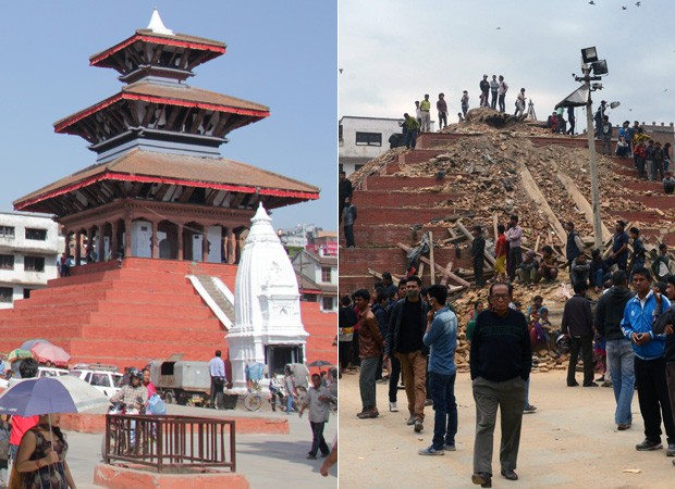 G1 Terremoto destrói monumentos históricos do Nepal notícias em Mundo