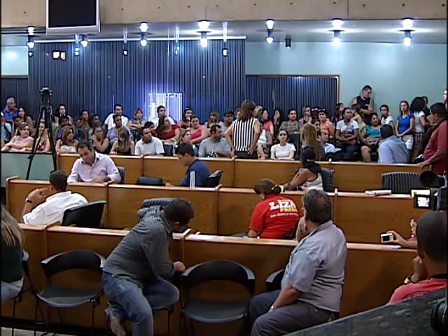 Mobilização professores Uberlândia (Foto: Reprodução/ TV Integração)