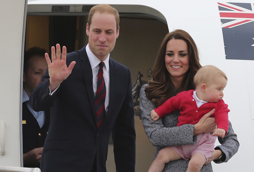 Príncipe George #xatiado de ter que ir embora da Austrália. O bebê real chamou atenção durante a viagem oficial da família
