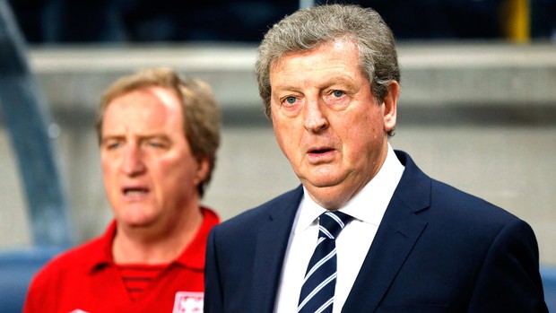 Roy Hodgson, técnico da Inglaterra contra a suécia (Foto: Agência Reuters)