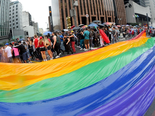 Parada Gay (Foto: Flavio Moraes/G1)