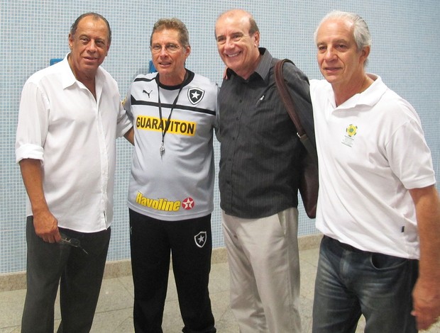 Carlos Alberto Torres, Oswaldo, Ademar Braga e Rubens Paiva (Foto: Thales Soares / Globoesporte.com)