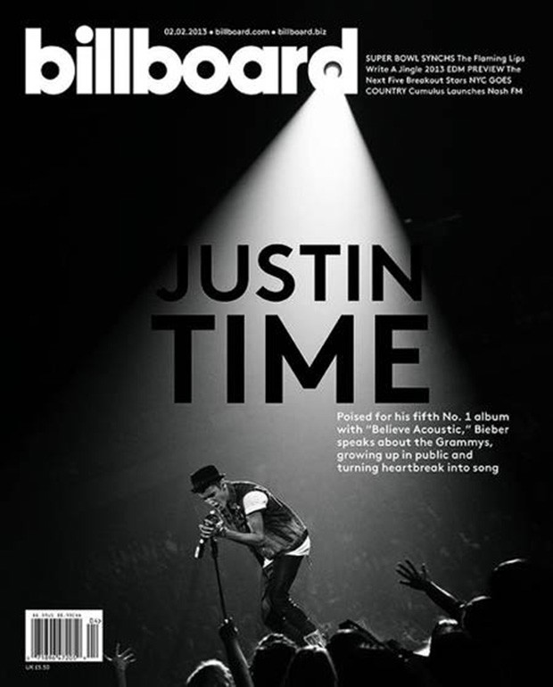 Justin Bieber é capa da revista Billboard (Foto: Reprodução)