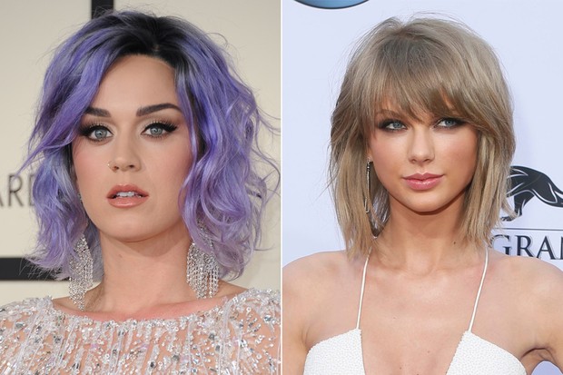 Katy Perry e Taylor Swift (Foto: AFP / Reuters)
