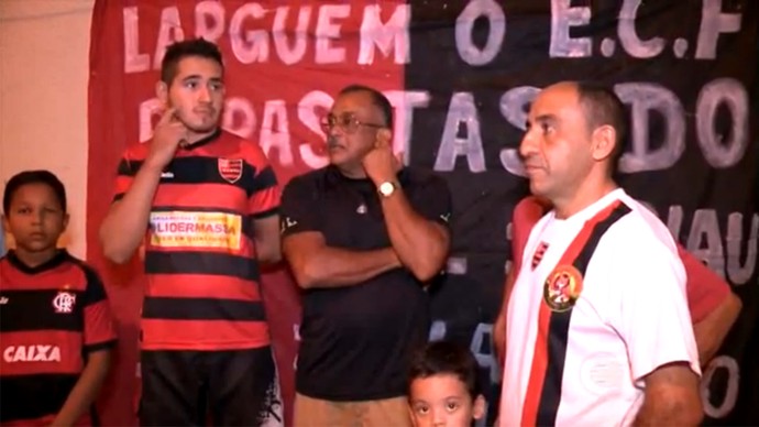 Torcida Flamengo-PI (Foto: Reprodução/TV Clube)