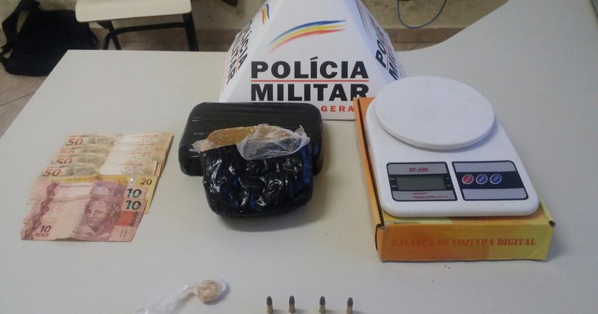 Jovem é preso com crack e munições em Governador Valadares - Globo.com