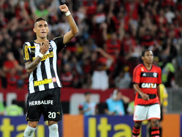 Rafael Marques gol Botafogo (Foto: André Durão / Globoesporte.com)