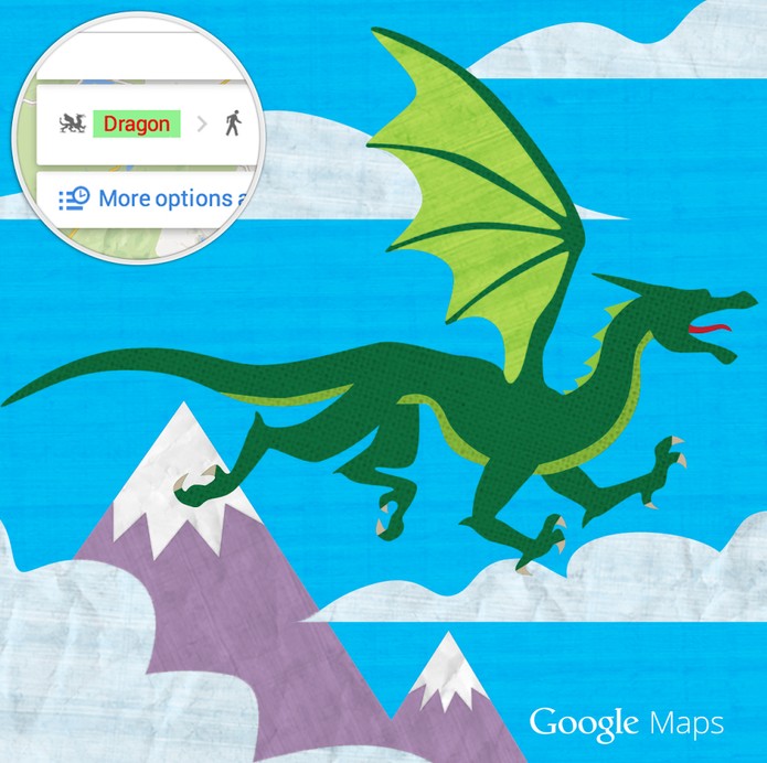 Google Maps lança mais um easter egg inspirado na série Game of Thrones (Foto: Reprodução/Google+)
