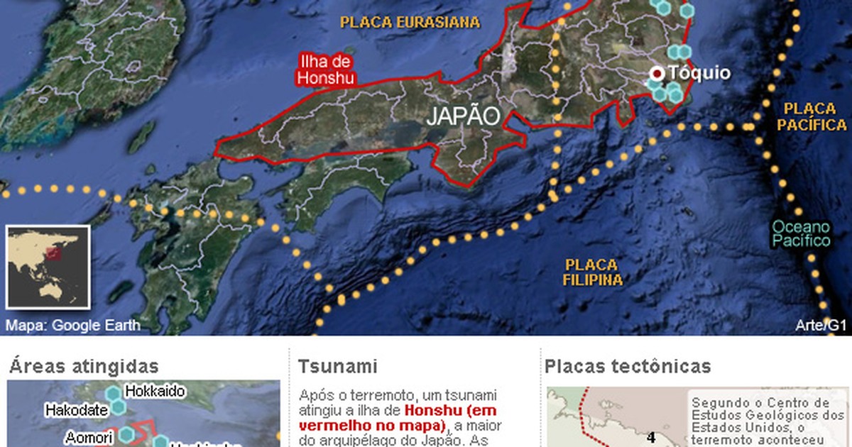 G Entenda O Terremoto Que Atingiu O Jap O Not Cias Em Tsunami No