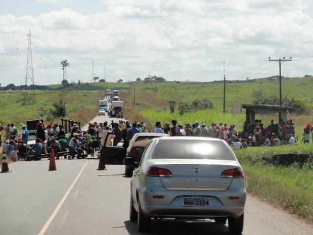 Integrantes do MST faziam protesto na Fazenda Cedro. (Foto: Divulgação / Agência Pará)