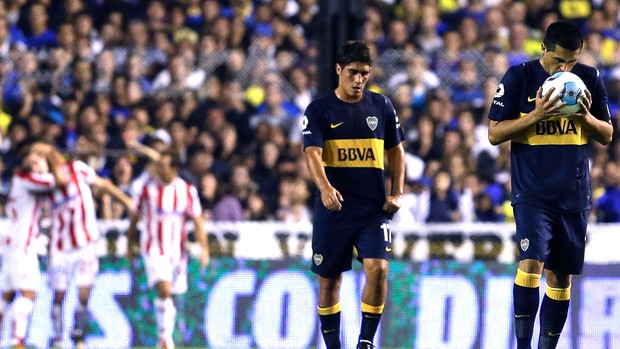 Riquelme jogo retorno ao Boca Juniors contra o União (Foto: AP)